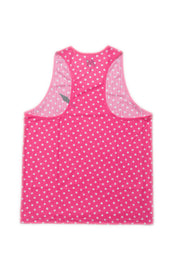 Polkadot Running Singlet - pink