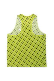 Polkadot Running Singlet - green